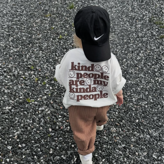 Kind People Tee Brown