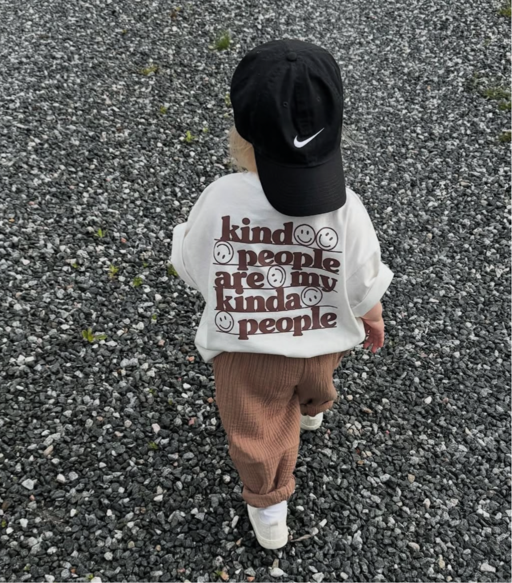 Kind People Tee Brown