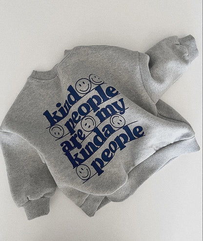 Kind People Sweatshirt Blue