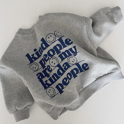 Kind People Sweatshirt Blue