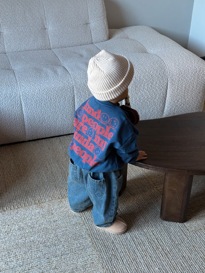 Kind People Sweatshirt Navy