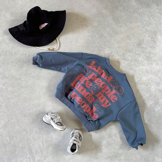 Kind People Sweatshirt Navy