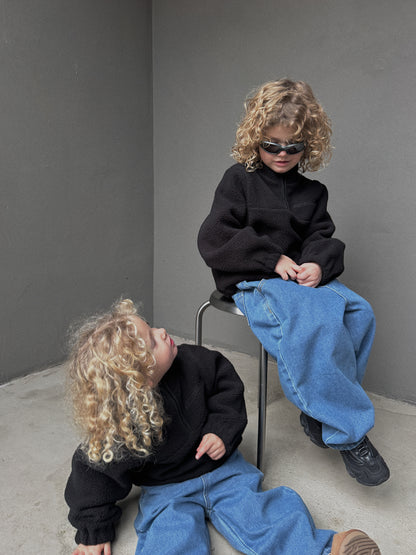 Teddy Pullover Black