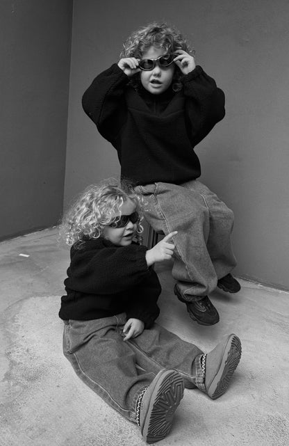 Teddy Pullover Black