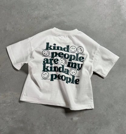 Kind People Tee Green