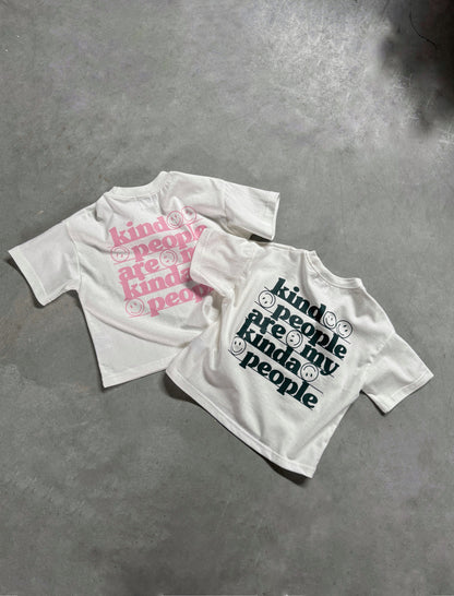 Kind People Tee Pink