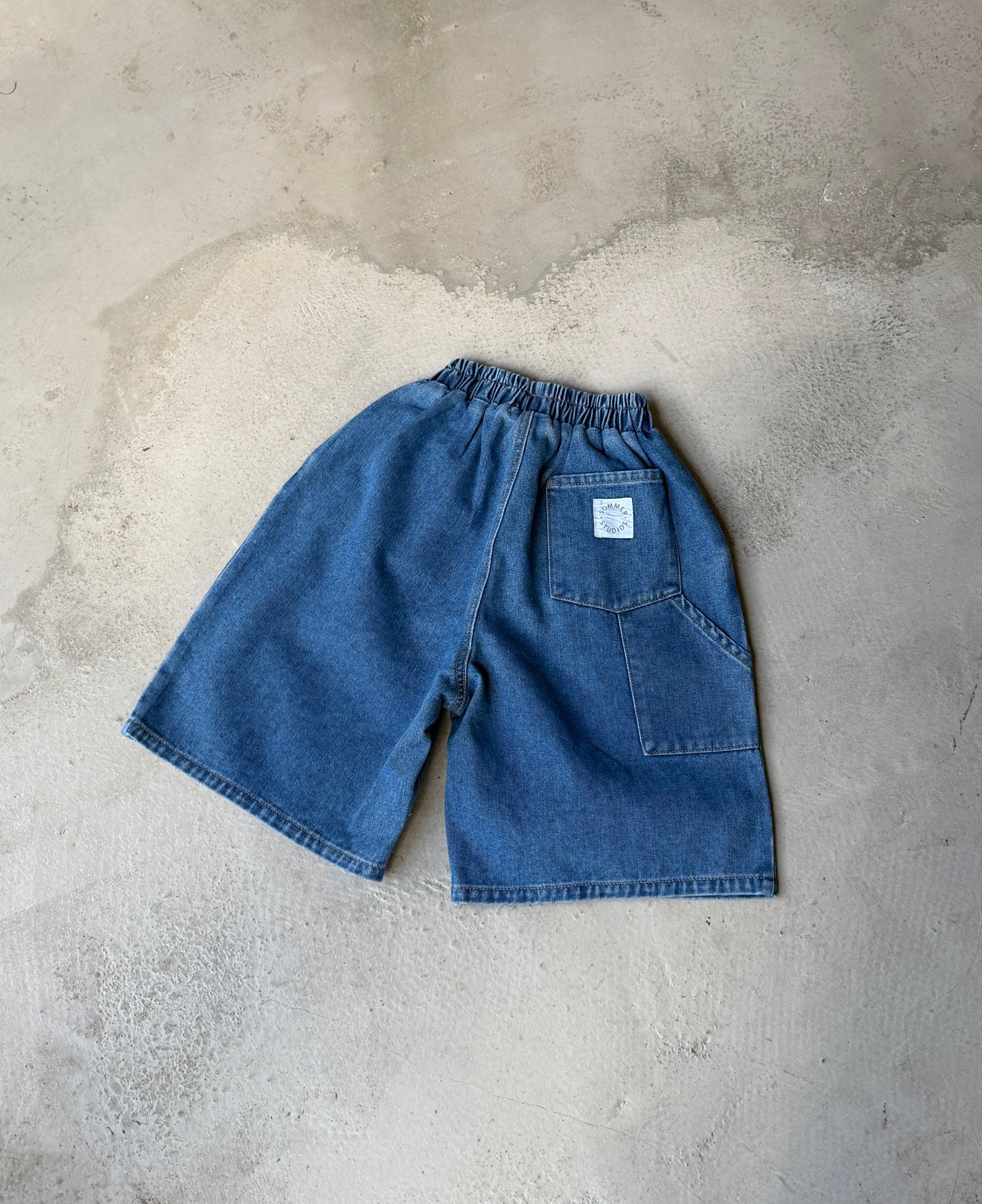 Skater denim shorts