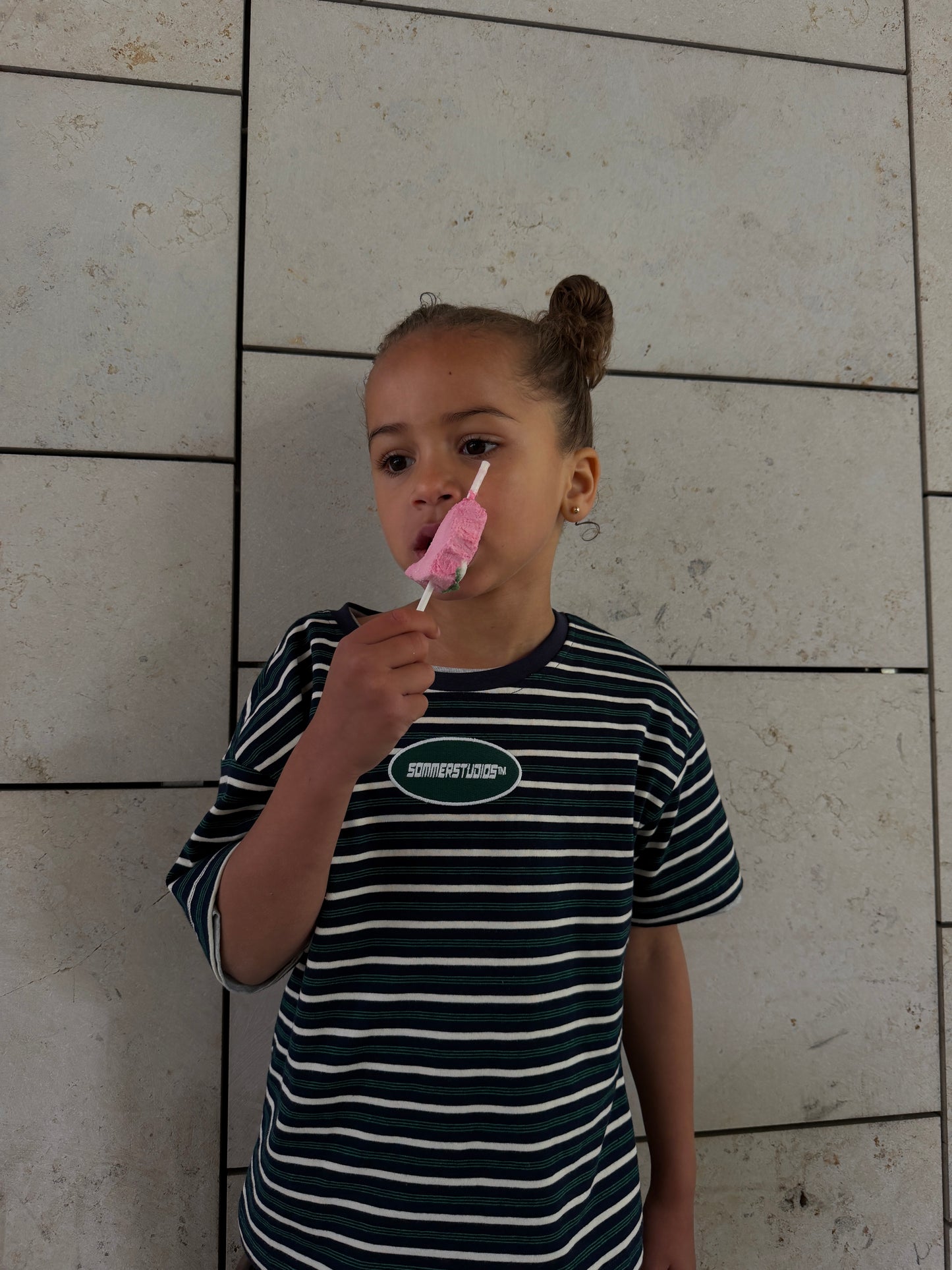 Green Stripe Tee