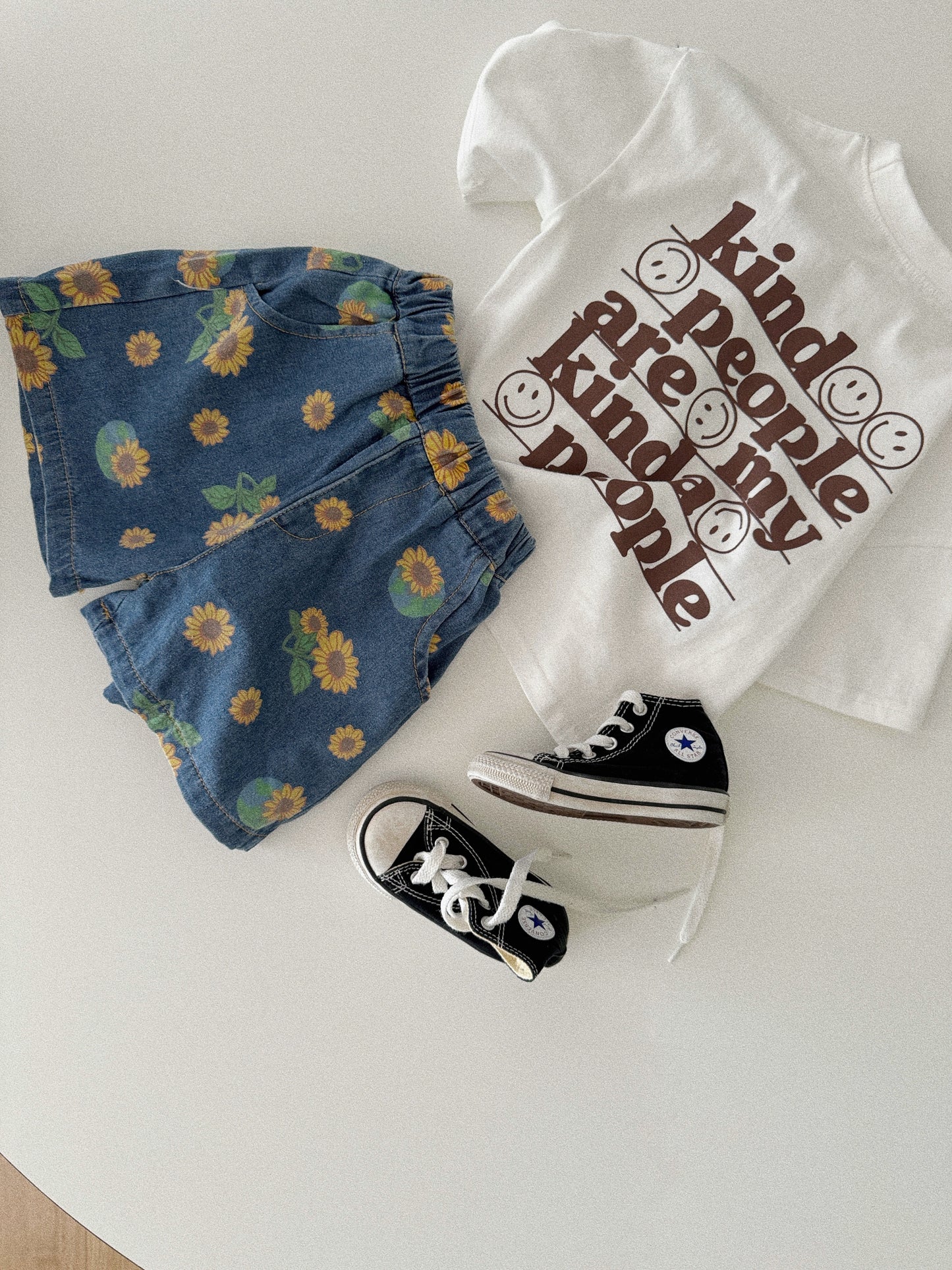 Kind People Tee Brown