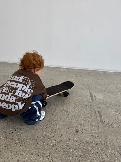 Kind People Sweatshirt Brown