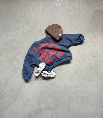 Kind People Sweatshirt Navy