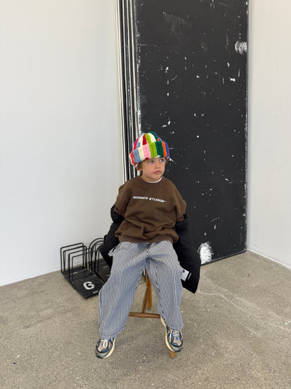 Kind People Sweatshirt Brown