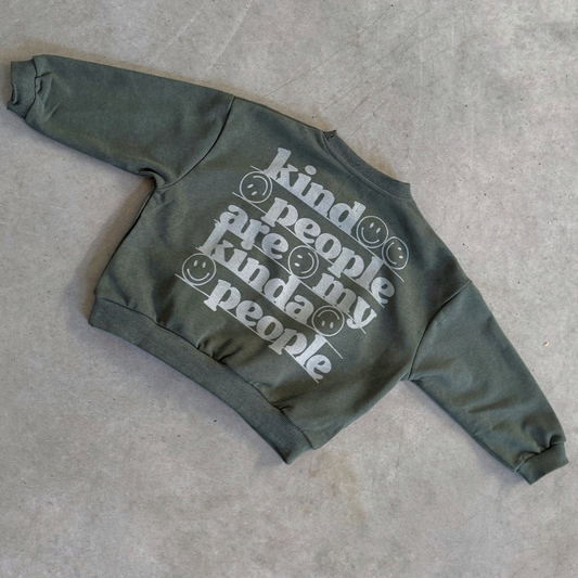 Kind People Sweatshirt GREEN