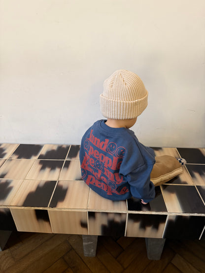 Kind People Sweatshirt Navy