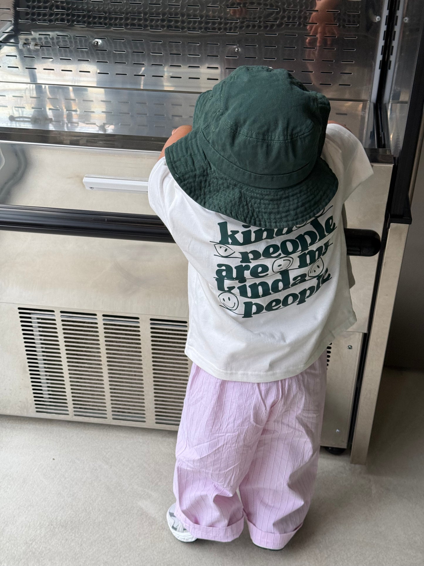 Kind People Tee Green